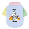 1 Pc Pet T-shirt  Fashionable Cartoon Bear Soft Breathable Dog Vest Cat Casual Clothes