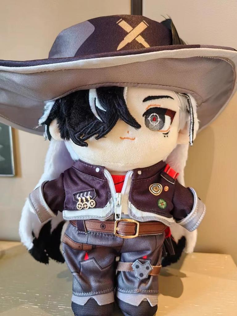 Stuffed Honkai: Star Rail Boothill 20cm Cotton Dolls Dress-up Puppet Gifts Cute Starfish Body Plush Pendant Cosplay Toys for Fan