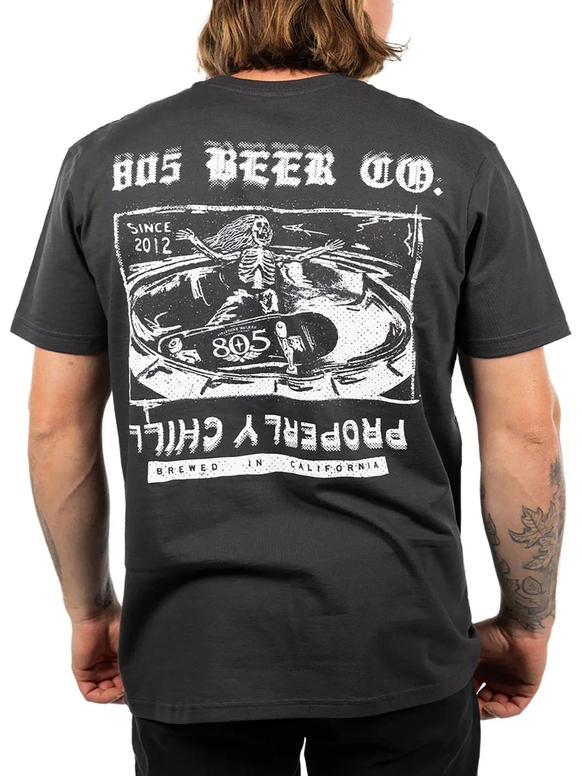 Fasthouse Men s 805 Premier Brew Bowl Short Sleeve T-shirt Properly Chill Tee XXXXL