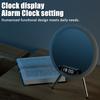 Smart Bluetooth Speaker Wireless Mirror Sound Box Desktop Alarm Clock with LED Night Light TF Music Player 15W Wireless Charger