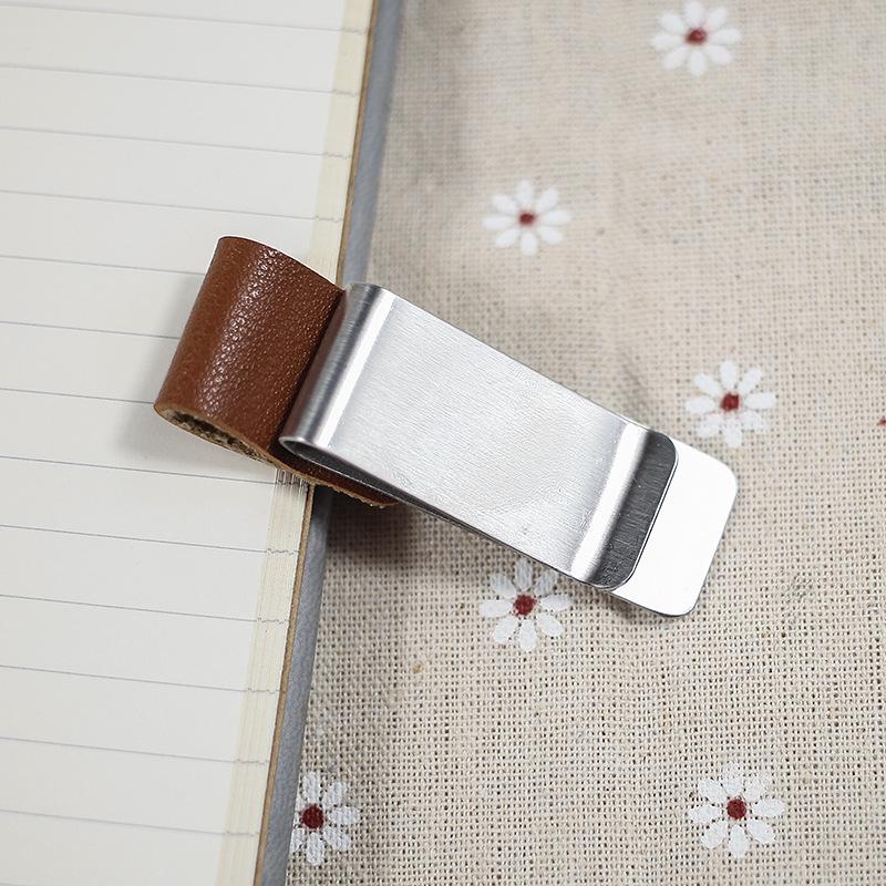 Retro Brass and Stainless Steel Pen Clip for TN Travel Notebooks