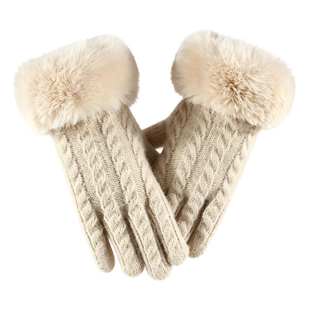 Windproof Winter Gloves Warm Cycling Gloves Fashion Thickened Thermal Gloves for Women