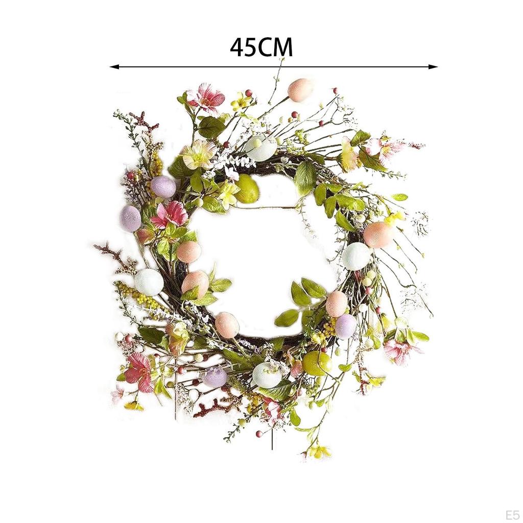 Bliss: Vibrant Easter Egg Wreath for Indoor and Outdoor Festivities