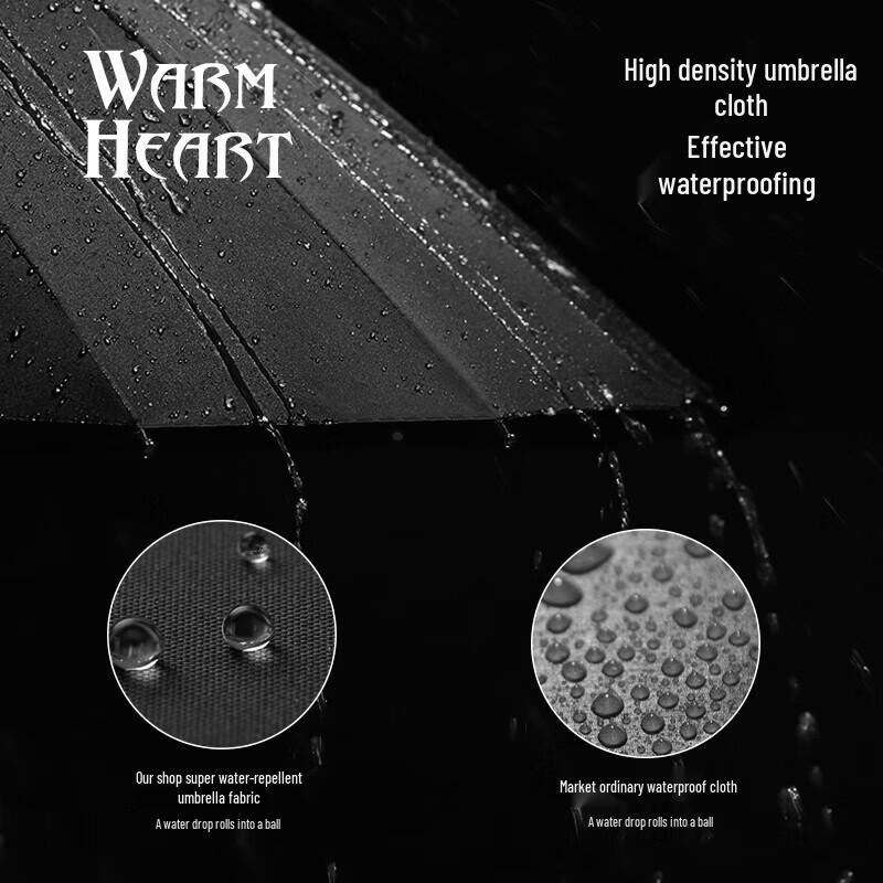 MAYDU 24-Rib Automatic Windproof Straight Umbrella