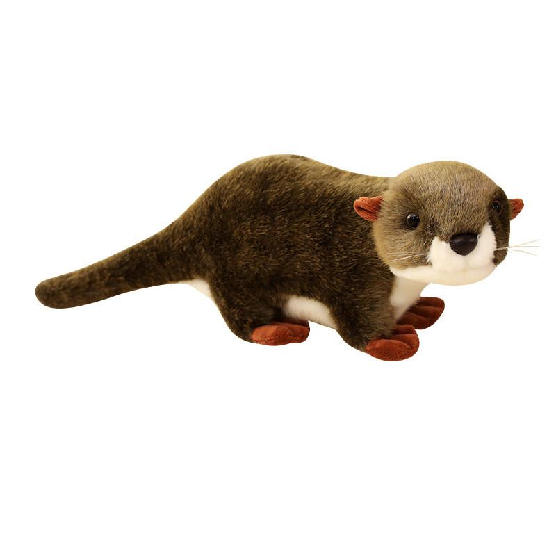 Eurasian Otter Plush Toy With Pp Cotton Filling For Kids Sleep Pillow And Collectible Decor