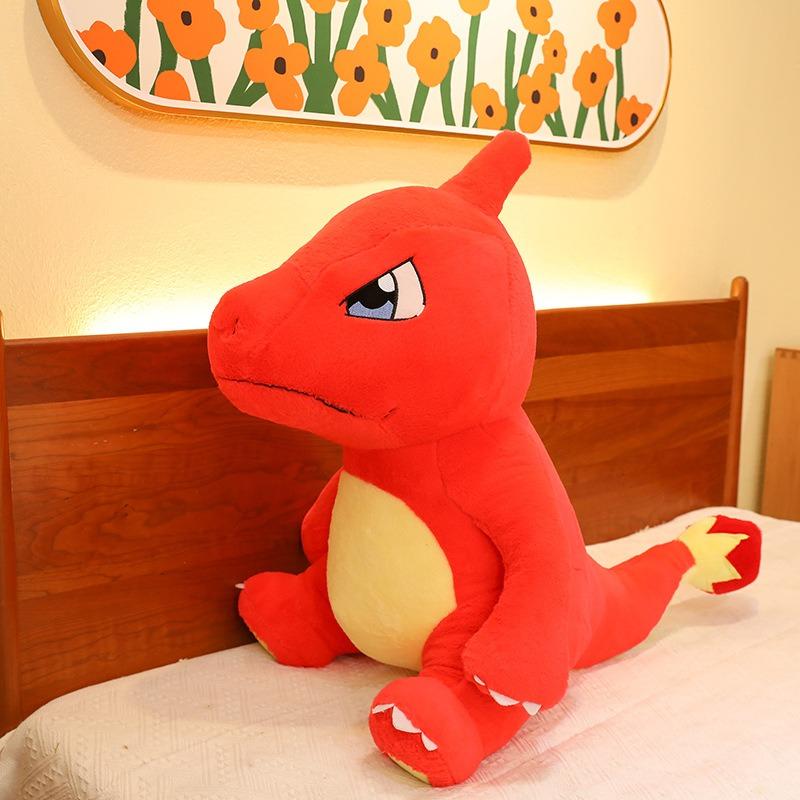 Neue Kawaii Glurak Weiche Plüschtiere Glutex Niedliche Anime-Figur Coole Kuscheltiere Plüschpuppen Glumanda Geburtstagsgeschenke
