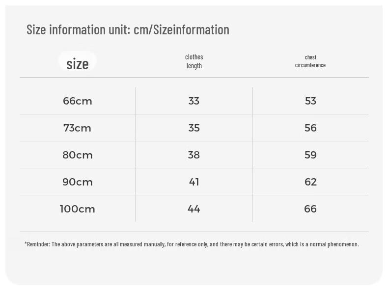 TONGTAI Unisex Baby Cotton Warm Vest