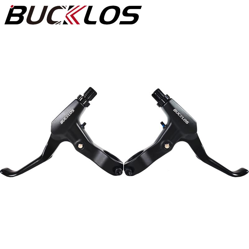 BUCKLOS Mtb Mechanical Disc Brake Caliper Set Bike Brake Levers with Cable Front Rear Bicycle Disc Brake Rotors Cycling Parts