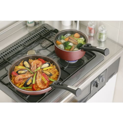 IRIS OHYAMA Multi-Handle, Black, for Frying Pans (Diamond Coated Pan and Ceramic Color Pan) CQP-H3