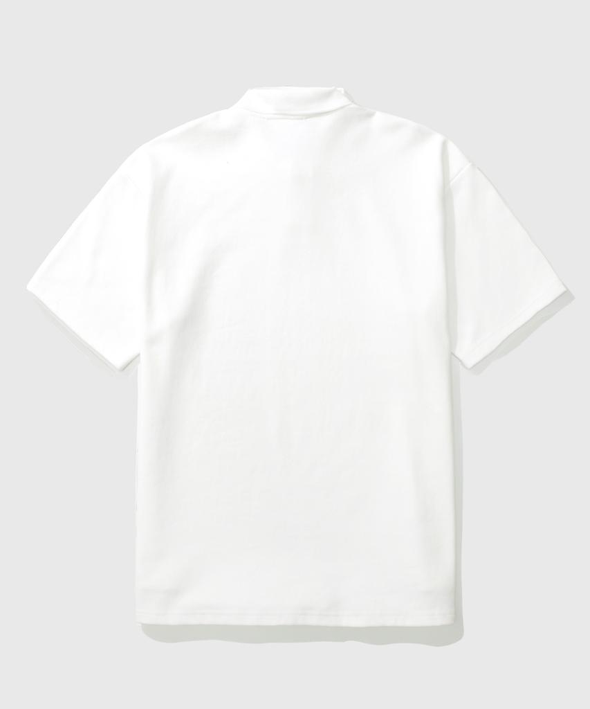 JEMUT Loose Fit Polo Shirt Ivory Jkst2066