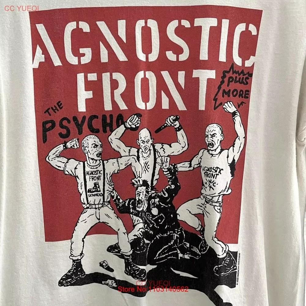 Agnostic Front Band The Psychos T Shirt Full Size S-5XL VN2304 Unisex T-Shirt XL