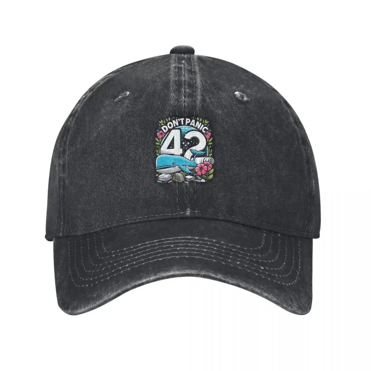 Don t Panic 42, the Whale and the Petunia, Don t Forget Your Towel Baseball Cap Ball Cap Women s Hats 2024 Men s