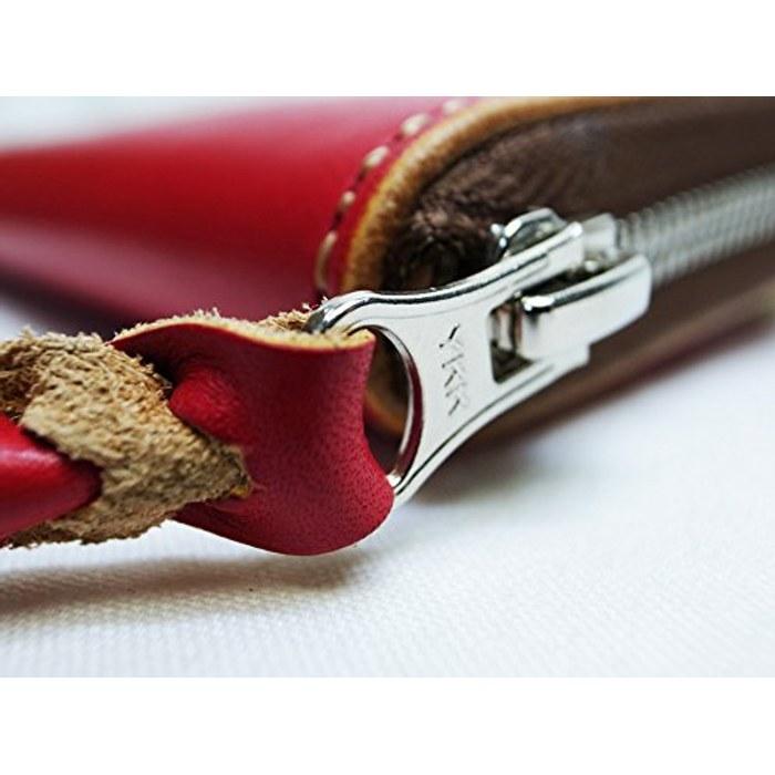 [Keisys] ROUND ZIP 1 Long Wallet (Red)