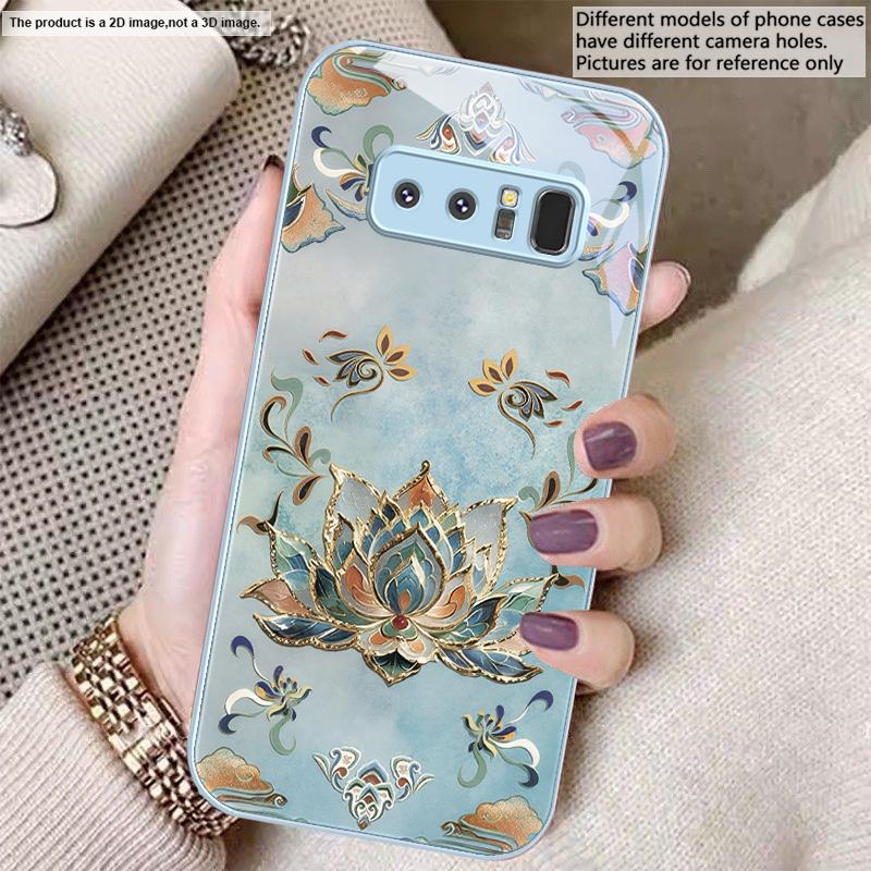 

Градиентные лепестки лотоса для Samsung A01 A02 03 Core 04 05 06 10 12 13 14 5G 15 16 M02 12 Note 8 9 10 20 стекло Ультра чехол для телефона Galaxy A03 Core