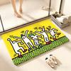 Art Anime K-Keith Haring Floor Mat Cozy Flannel Soft Thick Non-Slip Mat For Living Room Bedroom Kitchen Decor Rugs