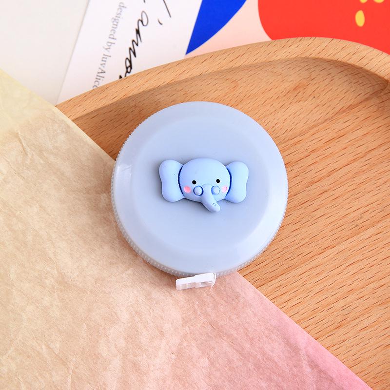 Cartoon Mini Retractable Tape Measure - Portable and Soft for Clothes and Body Measurements