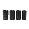 1Set Drive Impact Bolt Nut Removal Extractor Socket Tool Set 17mm 19mm 21mm 22mm Twist Socket Set Lug Nut Remover Extractor Tool