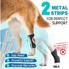 Supet Dog Leg Brace for Back Leg - Hock & Ankle Joint Support for Rear Legs with 2 Metal Springs, Anti-Slip Design & Reflective Trim for Sprain,