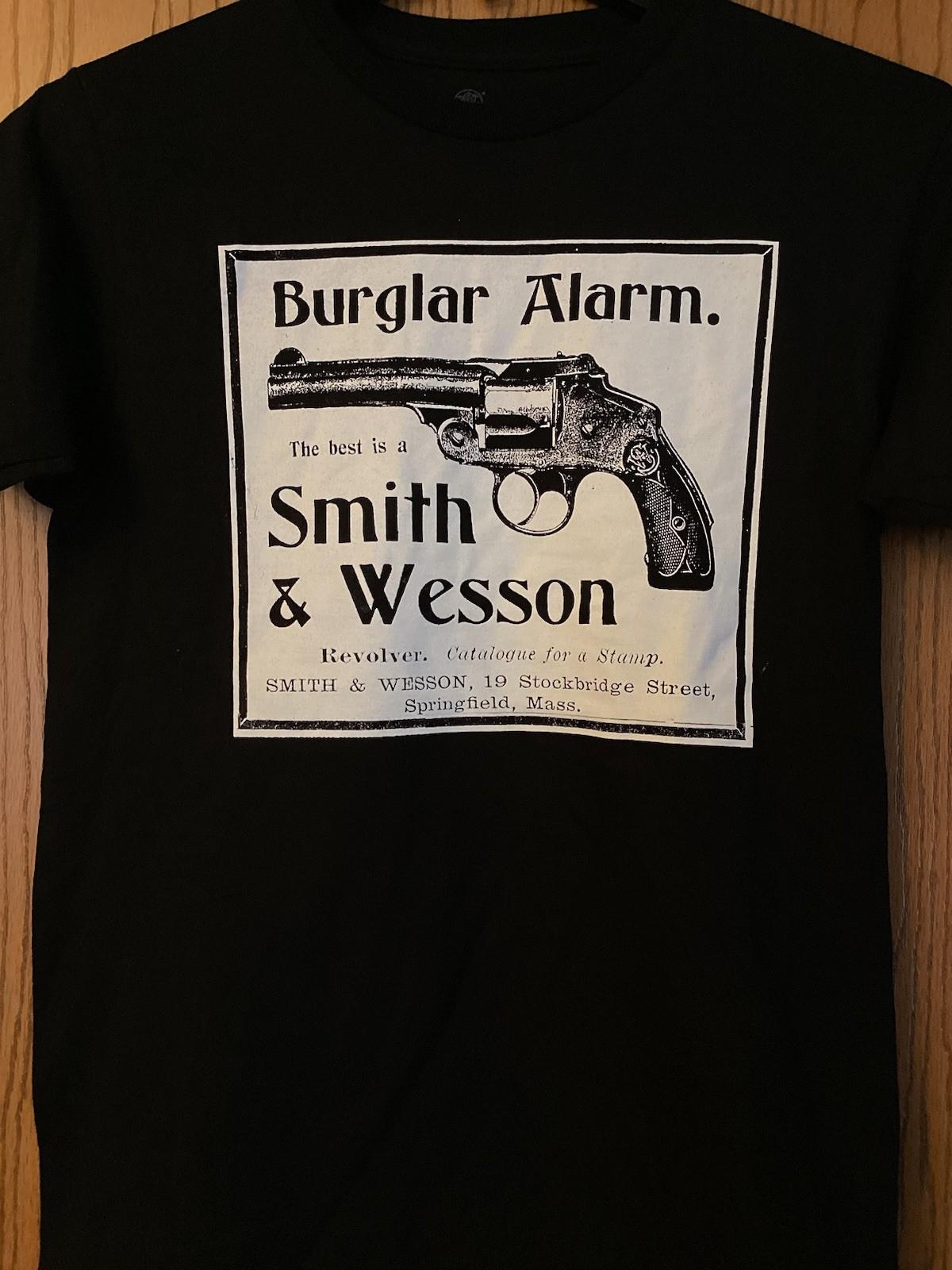 Smith & Wesson - “Burglar Alarm” - Black Shirt - M XXL