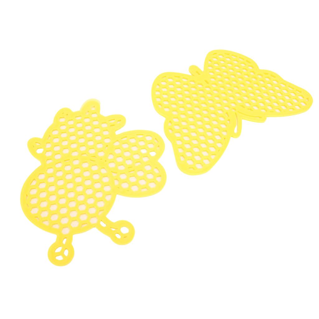 2 Pcs Floating Bee Island Secure Landing Spot Decorative Floating Bee Water Station for Outdoor
