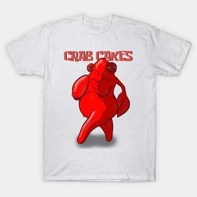 Crab Cakes Made in Australia T-Shirt S