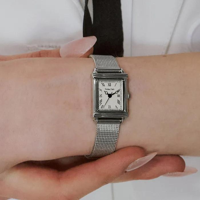 _Square Mesh Watch. MS-155MS
