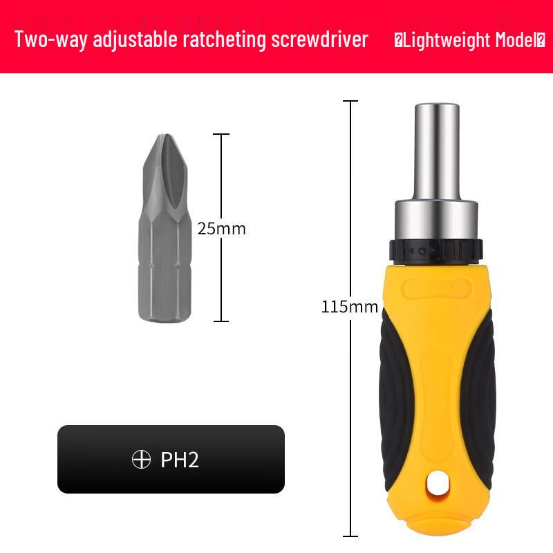 WEDO Ratchet Magnetic Screwdriver Set CN plug (adapter included)