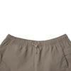 Li Ning Sports Lifestyle Series Solid Color Mid Waist Breathable Versatile Straight Leg Sports Shorts Women Shorts Tree-Gray-Brown AKSV408-3