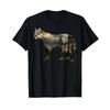 Forest Mountain Lion T Shirt Vintage Stylish Streetwear Soft Versatile Comfortable Slightly Unisex Designer Clothes