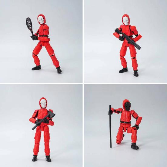 Posable Skeleton Model Puzzle Assembly Skull Toy Halloween DIY Articulated