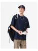 Men's 260g Heavyweight Wrinkle-Resistant Waffle Knit Embroidered Short Sleeve Loose Fit T-Shirt