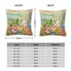 Easter Bunny Pillow Cover Pastoral Style Funny Pillow Case For Sofa Car Home Decor Cushion Cover Soft Design Pillowcases Gift
