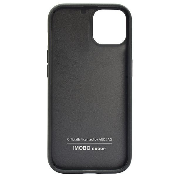 Audi Carbonfaser Streifen iPhone 14 / 15 / 13 6.1 Schwarz/Black Hardcase Aus-Tpupcip14-R8/D1-Bk