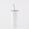 ZISIZ 304 Stainless Steel Straw Coffee Tumbler