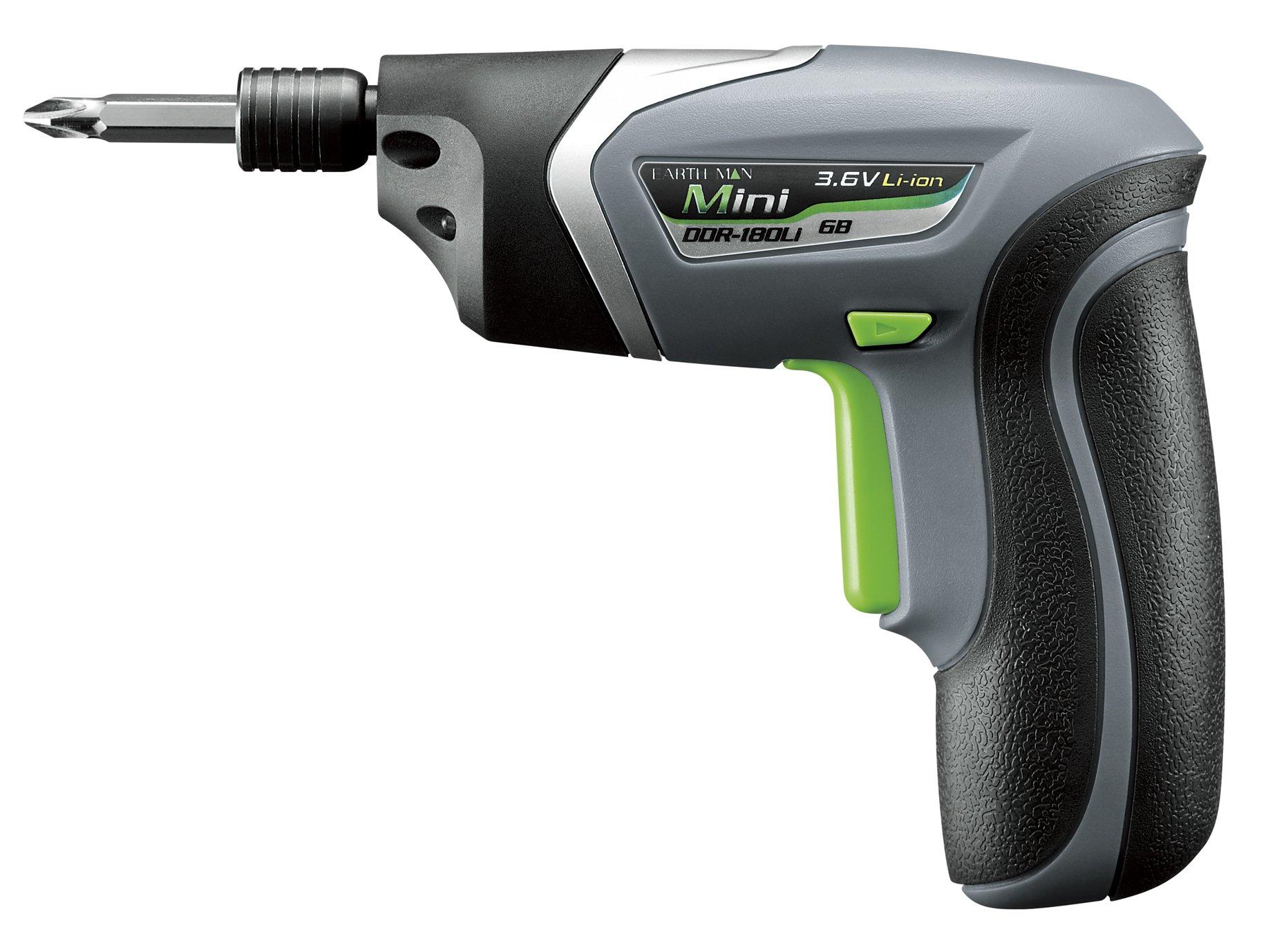

Takagi Rechargeable Mini Drill Driver Green EARTH MAN Black & 3.6V DDR-180Li