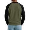 Men's Long Sleeve Color Block Thermal T-Shirt for Winter Layering