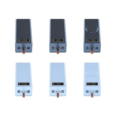 DIY Power Bank Case with 22.5W Quick Charge,15W Wireless Charging 24x18650 Battery Holder Box Digital Display Screen