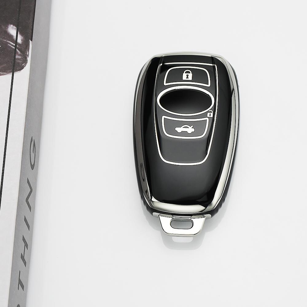 Tpu Shell Accessories Keychain For Subaru Outback Impreza Legacy Brz Wrx Xv Ascent Forester Car Key Case Cover Protected