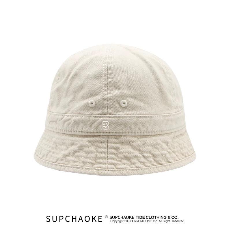 Short-brimmed fisherman hat for women, sun-protective bucket hat, men's small-brimmed fisherman hat