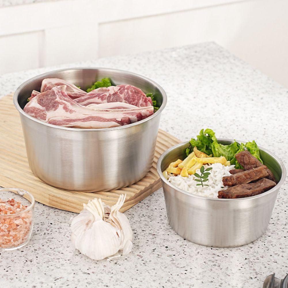 201 Stainless Steel Fresh Keeping Box with Lid Lunch Box for Kitchen Refrigerator