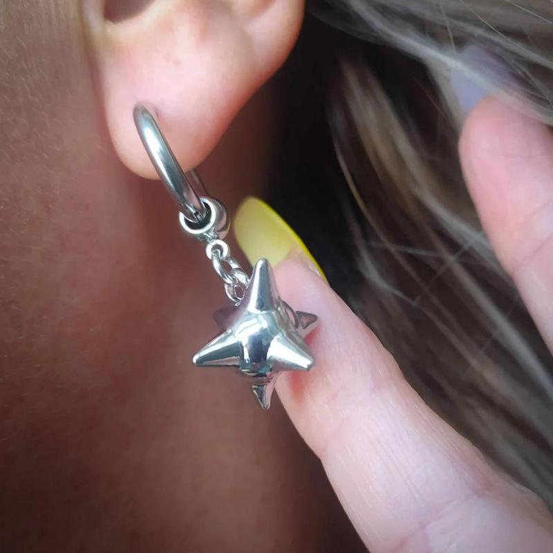 Men's Gothic Punk Cross-border Stud Earrings