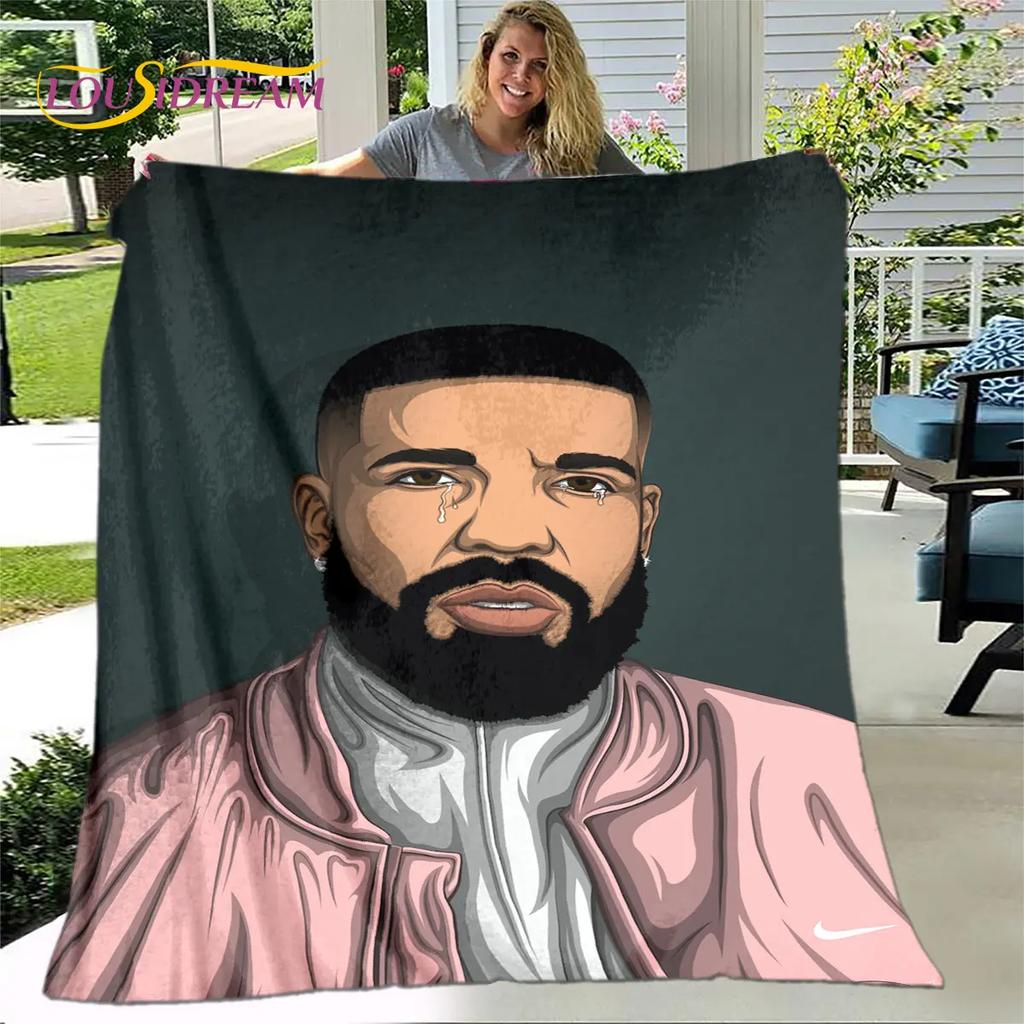 Legend Star Hip Hop Art Rapper Soft Plush Blanket,Flannel Blanket Throw Blanket for Living Room Bedroom Bed Sofa Picnic Cover