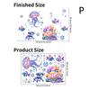 6Pcs/Set Bathtub Decoration Anti-Slip Bathtub Stickers Cartoon Coral Crab Small Fish Pattern Stickers Bathroom Pvc Frosted Batht
