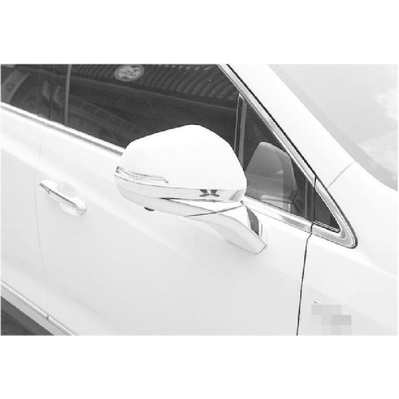 For Cadillac XT6 2020-2023 Chrome ABS Exterior Rear View Mirror Strip Cover Trim