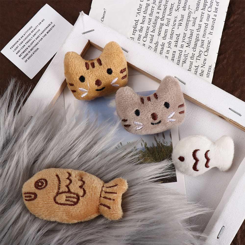 Plush Bag Pendant Girls Women Cloth Pendant Cat Brooches Brooch Pins Fish Brooches Snapper Brooches