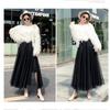 Half-length Skirt Women's Net Gauze Skirt Large Skirt Mid-length Gauze Skirt Net Yarn Breathable Large Skirt
