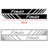 2PCS Car Body Side Rear View Mirror Stripes Badges Sticker Decals For Skoda Rapid Fabia 1 2 Octavia 2 A5 A4 Roomster Yeti Superb