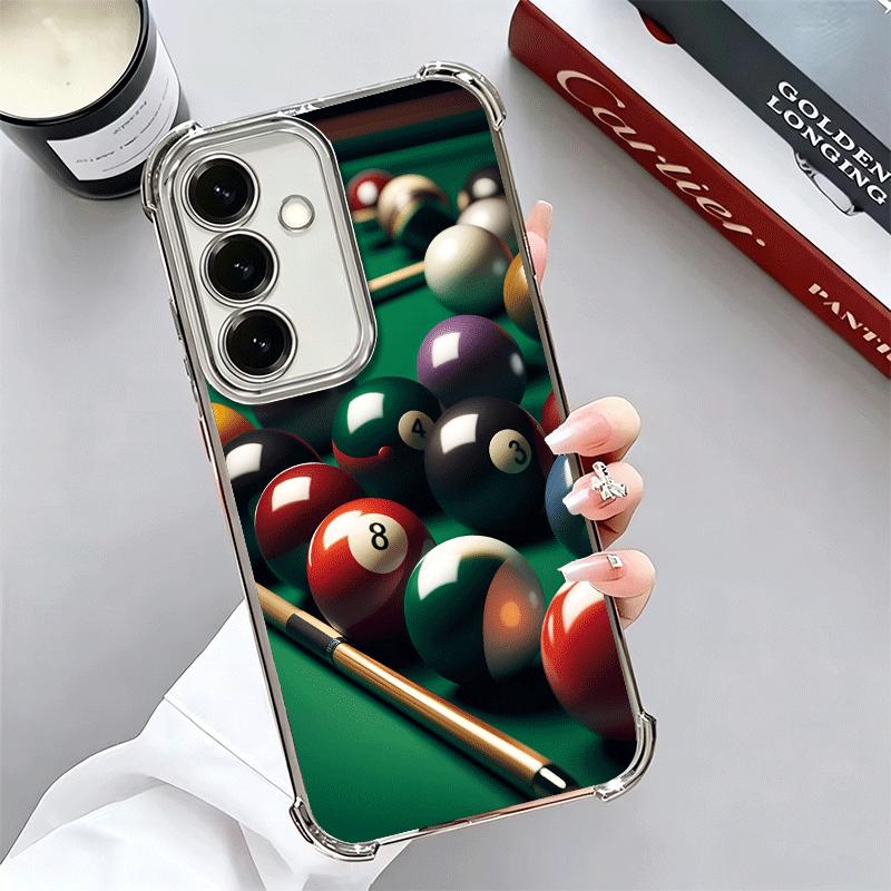 

Number Eight Billiard Ball Soft Phone Case For Samsung A17 A27 A07 A37 A57 A16 A56 A15 A55 A14 A54 A13 A53 A26 A36 A25 A35 A24 A Samsung A25