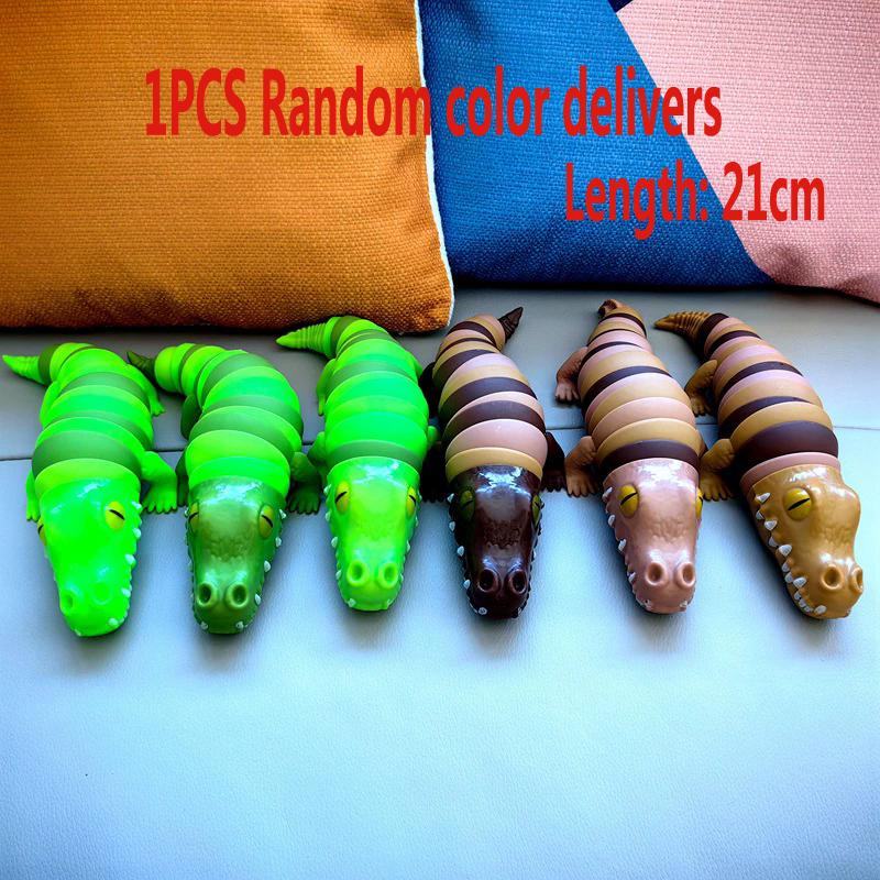 Alligator Caterpillar Unique Articulated Children'S Exploration Fun Toy 3D Sensory Fidget Toy Pressure Relief Anti-Anxiety Toy