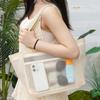 Breathable Travel Net Handbag Transparent Nylon Bathing Wash Pouch Mesh Clothing Pocket  Grocery